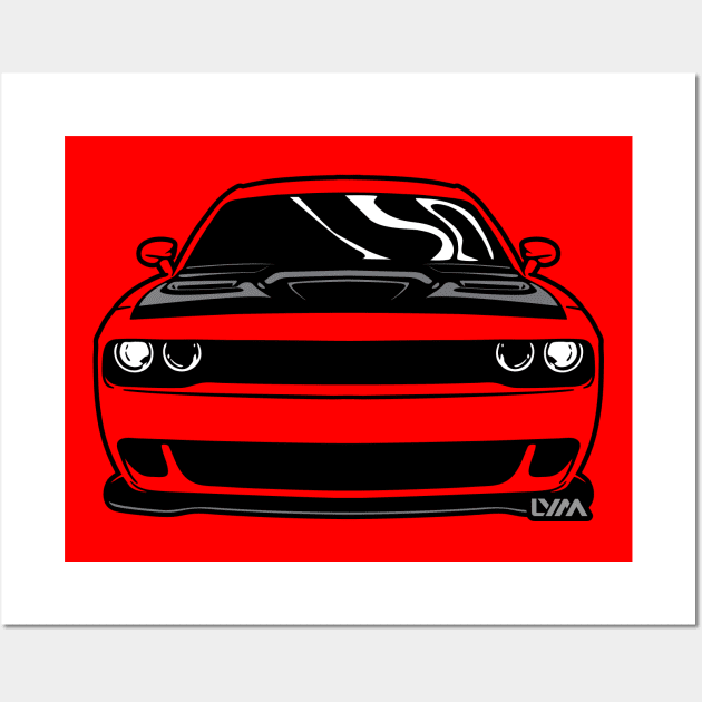 2008-2023 Dodge Challenger Wall Art by LYM Clothing